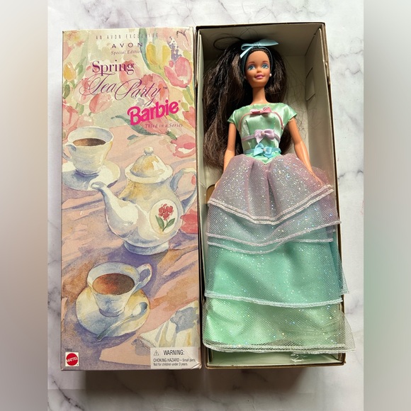 Barbie Avon Special Edition Spring Tea Party | Bambola Mattel Da Collezione